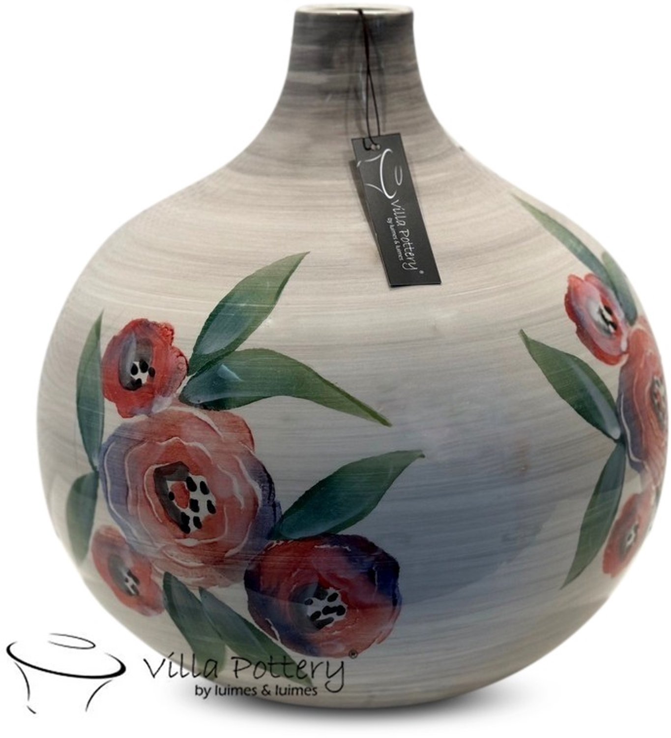 Villa Pottery Louise vaas 25 x 27 rood