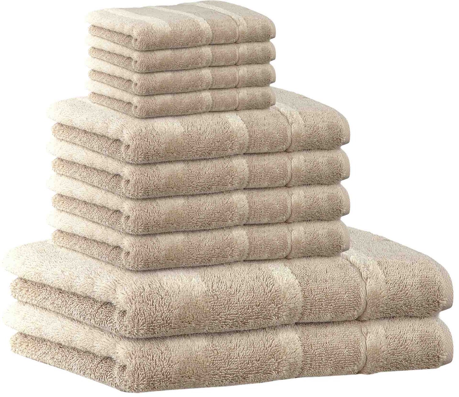 Cawoe Handdoek Noblesse2 50x100 Set van 10
