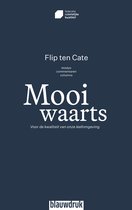 Boekomslag 'Mooiwaarts' van Flip ten Cate op een donkerblauwe achtergrond met witte tekst en Federatie logo.