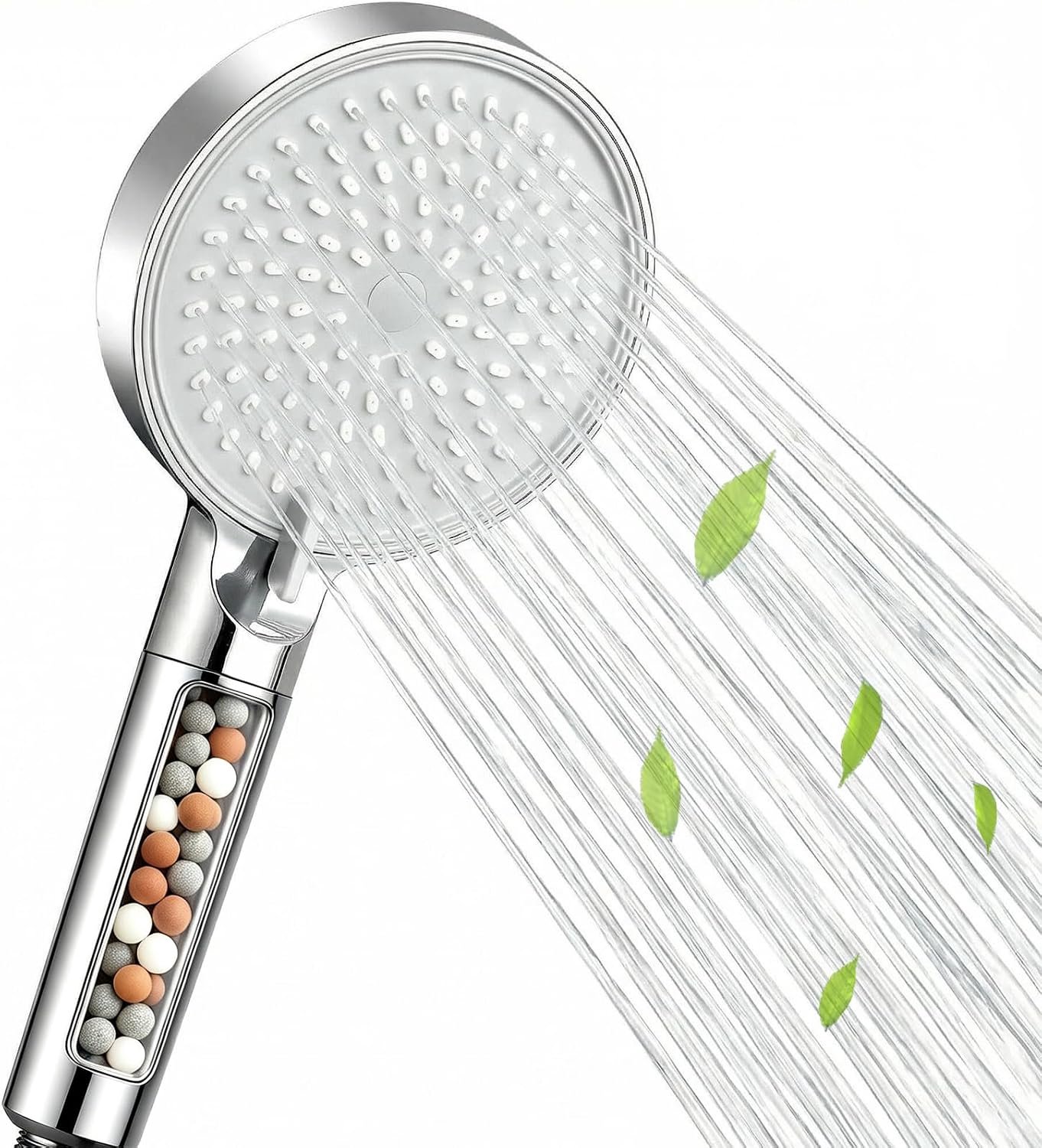 Douchekop met handheld 3 sproeimodi - chroom - gefilterd - vermindert droogheid en irritatie - m-winkel