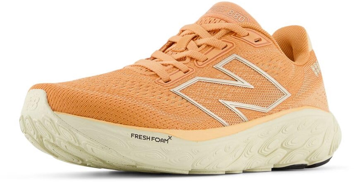 New Balance Fresh Foam X 880 V14 Dames Hardloopschoenen Copper/Light -Metallic/Peach Blossom 38 EU Goud