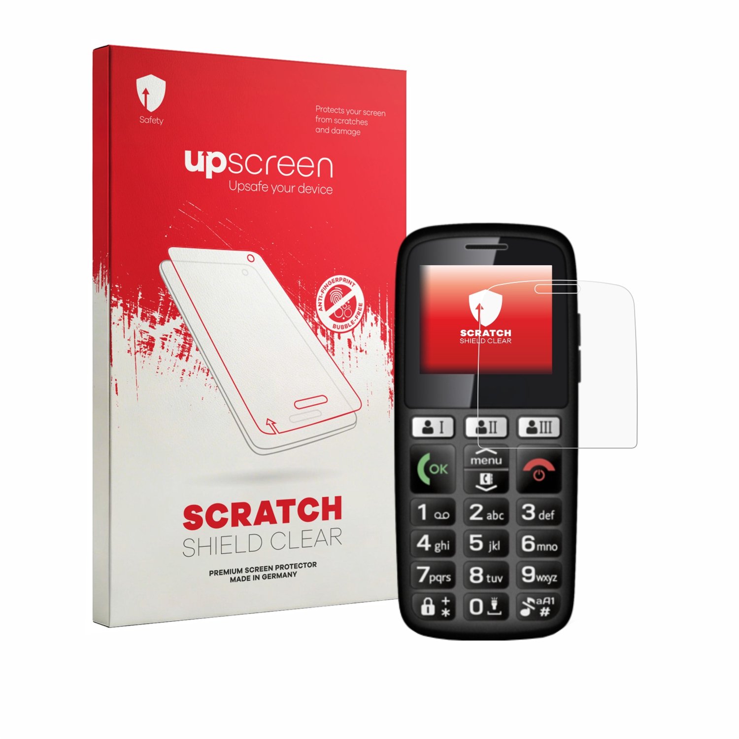 upscreen - Screenprotector voor Emporia emporiaHAPPY - Folie Beschermfolie transparant