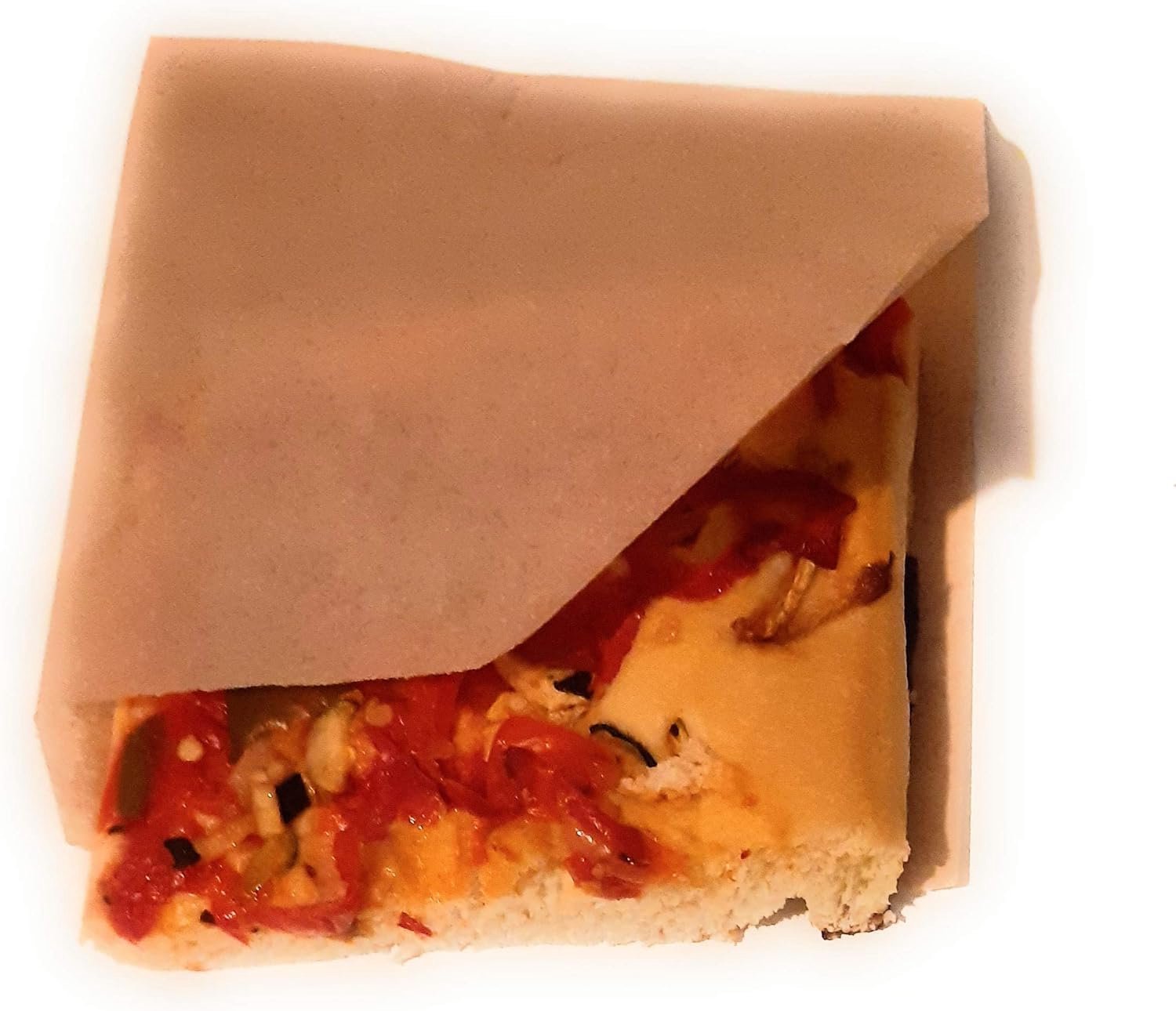 Kraftpapieren zakken 15 x 15 cm - open aan beide zijden - stevig materiaal - ideaal voor hamburgers - Vemera