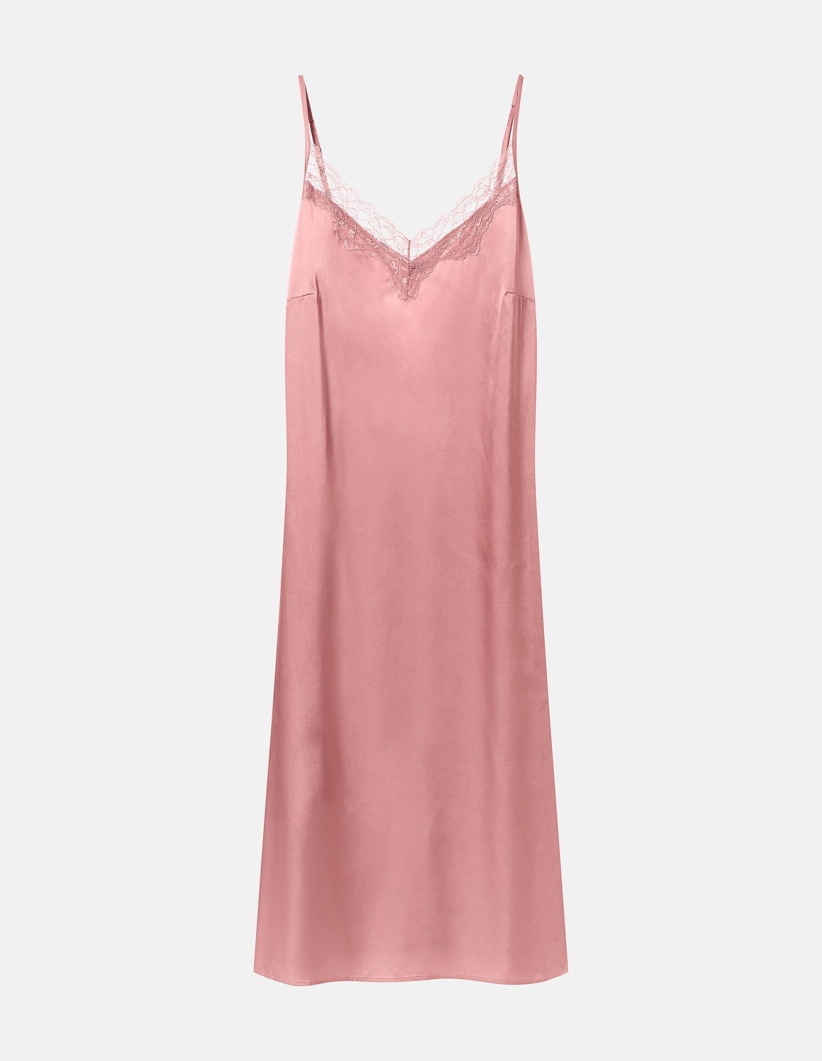 ESOTIQ Ciao - Nachthemd - Roze - Kant