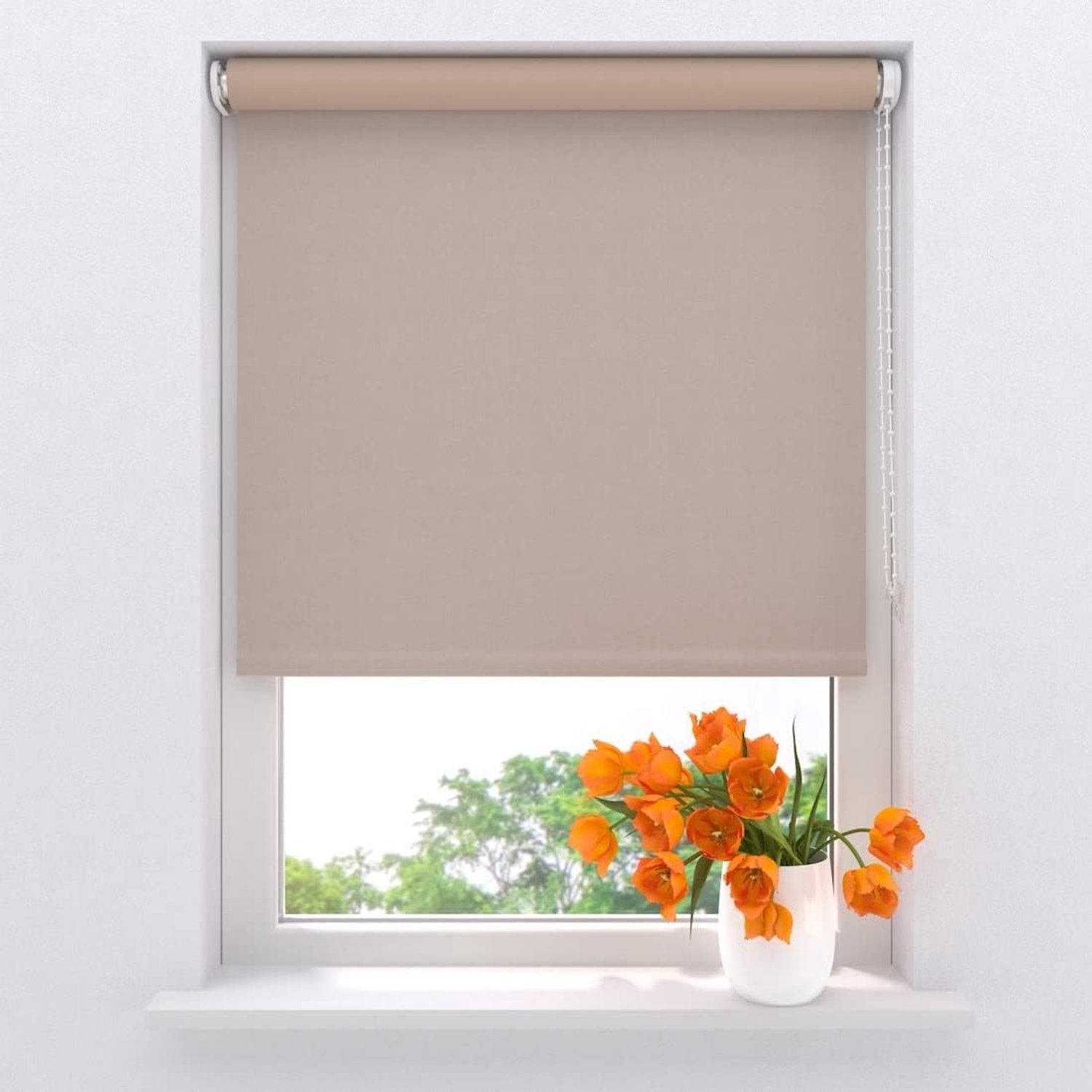Rolgordijn 140 x 190 cm - velvet - verduisterend - luxe uitstraling - ServiceTopper