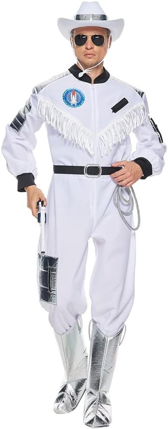Ruimte Cowboy Kostuum voor Mannen - Astronauten Cosplay Outfit voor Halloween en Feestjes