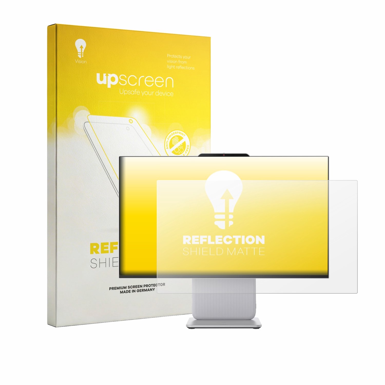 upscreen - Screenprotector voor Lenovo IdeaCentre AIO 24IWC11 - Folie Beschermfolie anti glare matte
