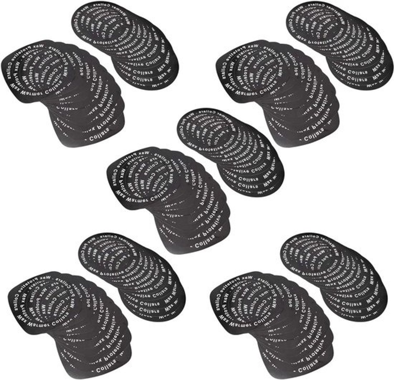 Waxmachine ringen - Accessoires voor waxverwarmer - Hygiënisch harsen - Dubbele vormen - 100 stuks - Niet gespecificeerd