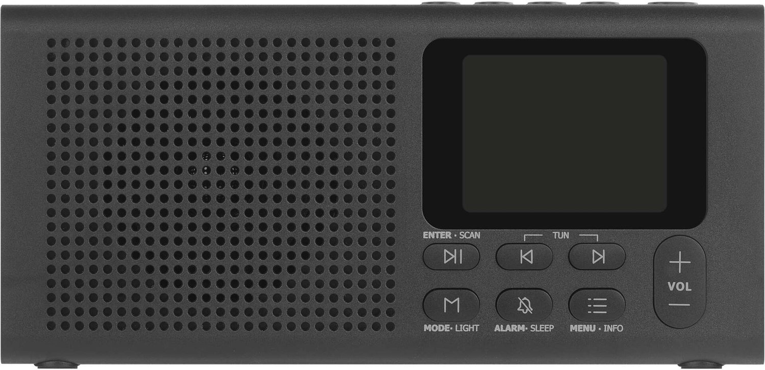 EMOS Draagbare radio met Bluetooth, DAB / DAB+ / FM, zwart, E0090