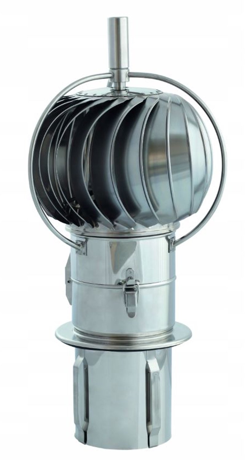 Merkloze Turbo Ventilator voor Rookkanalen, Ø 150 mm