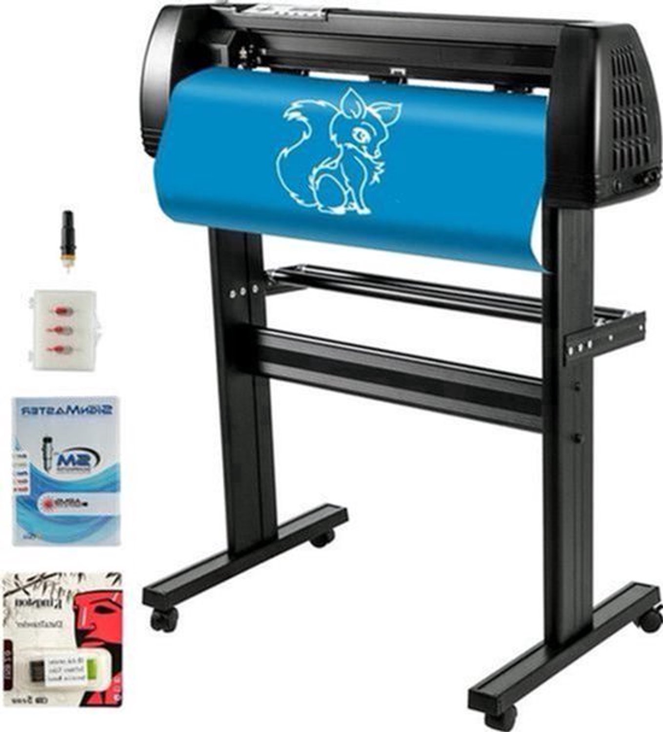 Snijplotter – Vinyl Cutter – Plottermachine – Snijmachine – Vinylprinter – 78 cm Snijbreedte – Instelbare Snijsnelheid en Druk