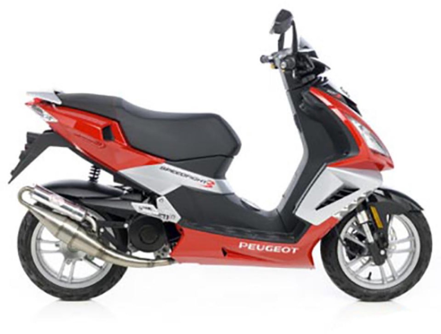 Uitlaat Leovince voor Scooter Peugeot 50 Speedfight 3 2T Ac 2009 tot 2011 Hand Made TT / 4059 Nieuw