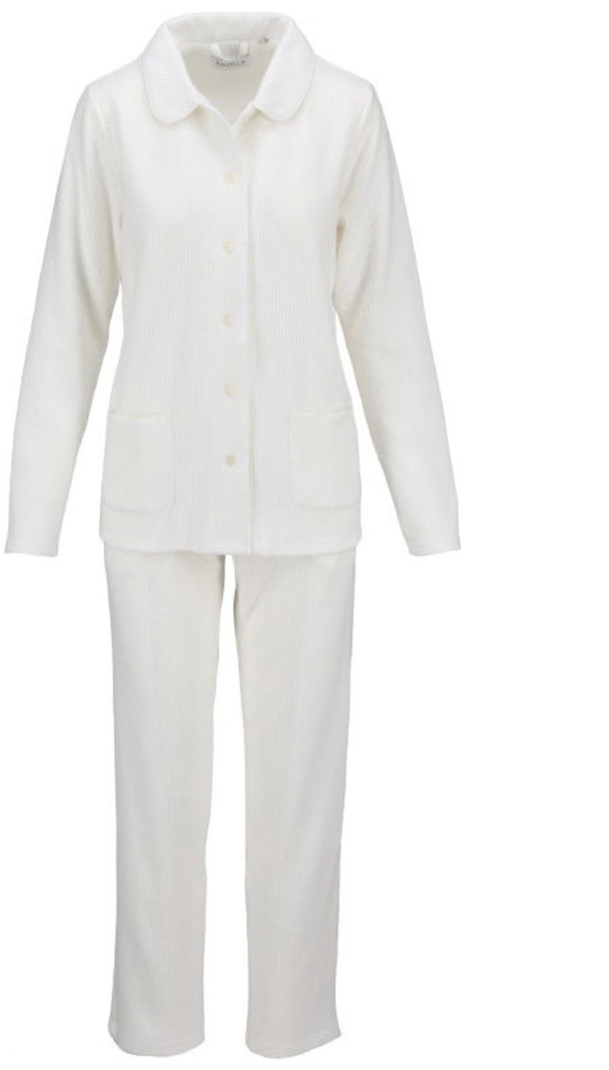 Ringella Waffle dames pyjama champagne Ringella - Beige - Maat - 46