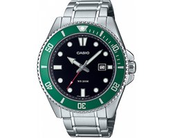 Casio Casio Collection MDV-107D-3AVEF Horloge - Staal - Zilverkleurig - Ø 44 mm