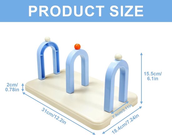Decoratieve Boekensteunen voor Planken en Bureau, Antislip Plastic Boekensteunen voor Thuis, Kantoor en School — afbeelding 5