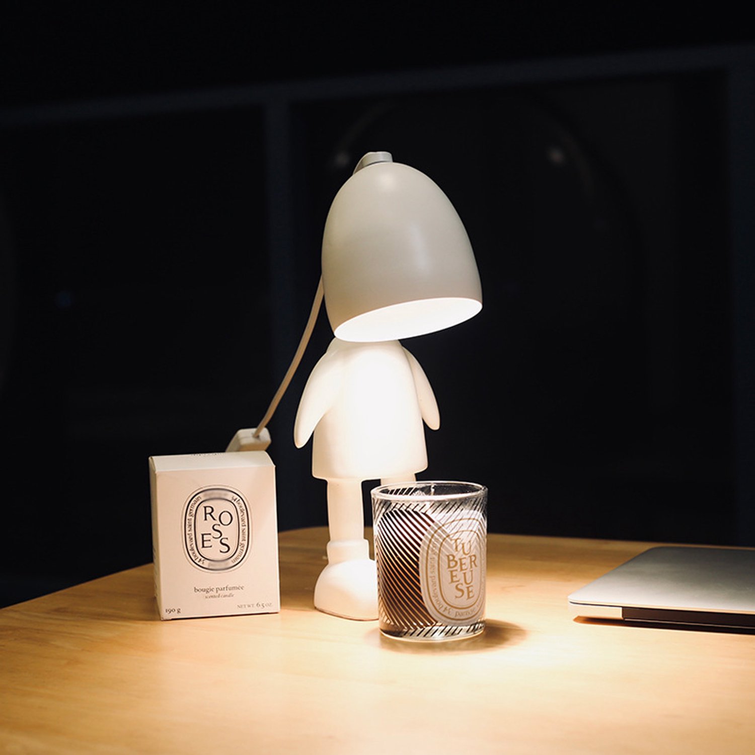 Robot Candle Warmer Lamp with Timer Dimmer，Adjustable Wax Melt Warmer with Dimmer, Safe Flameless Warming for Bedroom, Decorative Light for Living Room Home