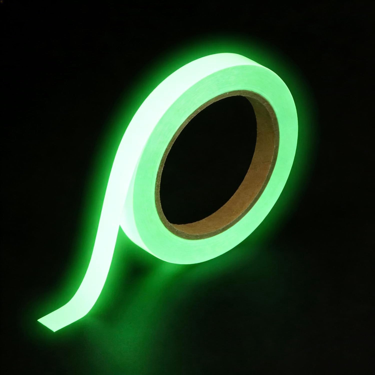 Fluorescerende Plakband 10 x 1 cm - Waterdicht, Verwijderbaar en Ideaal voor Veiligheidsmarkering en Nachtdecoraties