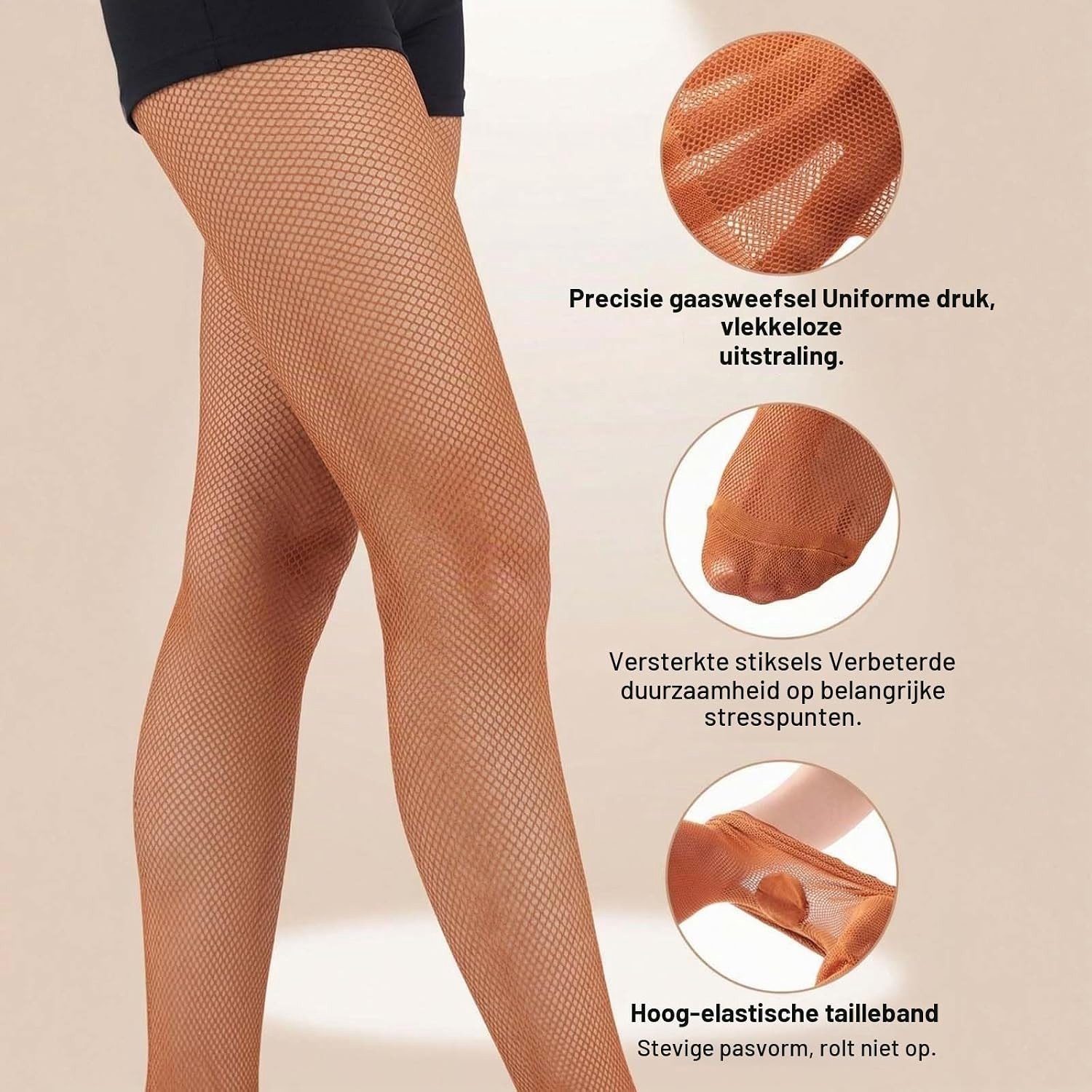 Netdanspanty One Size Fits All (70-170 cm) - Ideaal voor Latin, Ballet en Dansoptredens