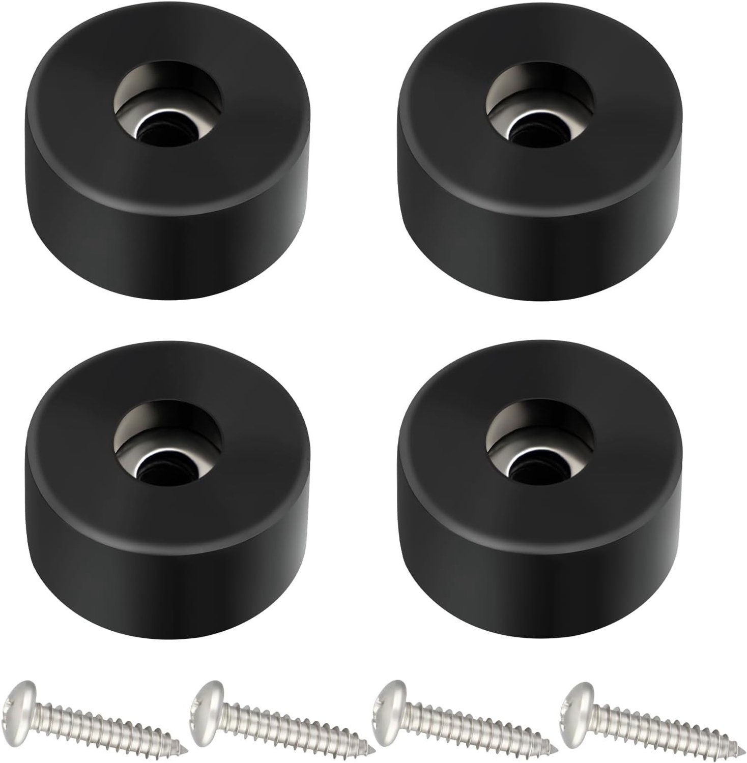 Set van 4 Rubber Drukwasmachine Voeten - Antivibratie Rubber Pads voor Compressoren en Generatoren