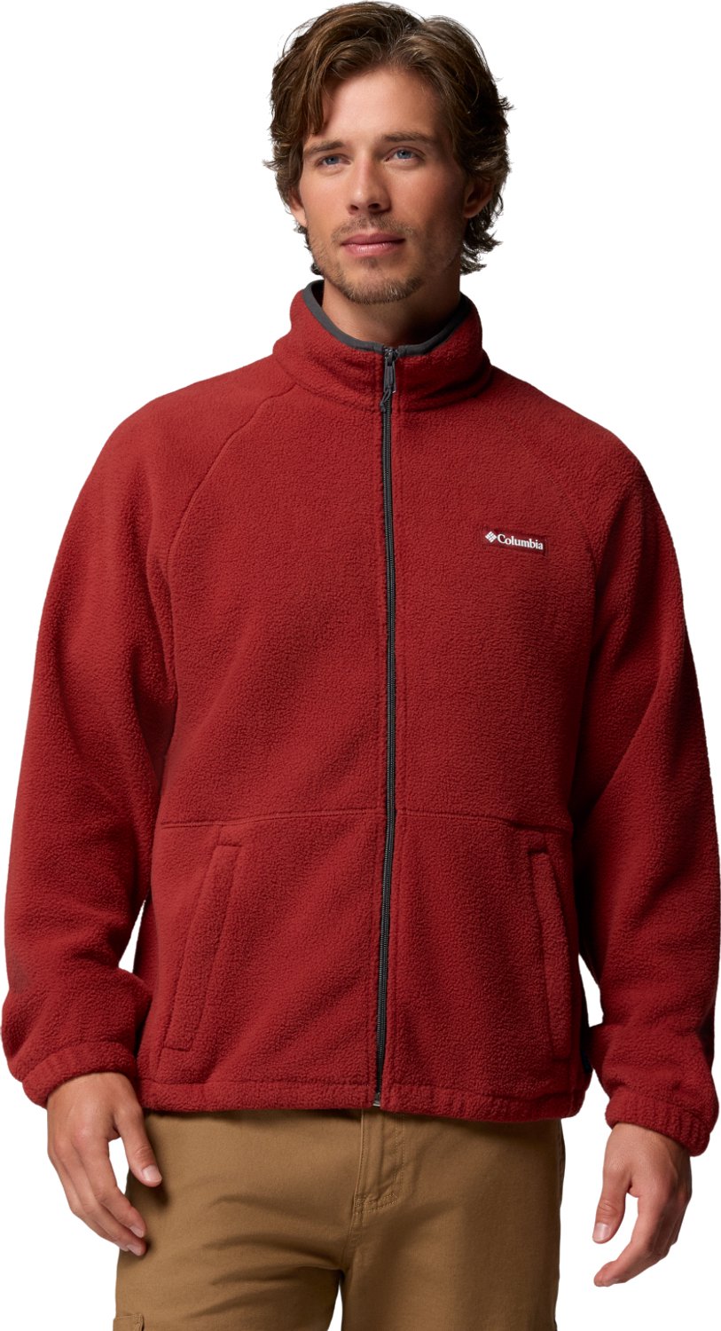 Columbia Timber Crest Full Zip Fleece Mannen Fleece Rood