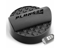 PLANGER® Rubberen pad voor Autokrik - Voor Audi - Curby Pad Plat - Voorkomt Schade - Breukvast tot 3500kg - 65mm