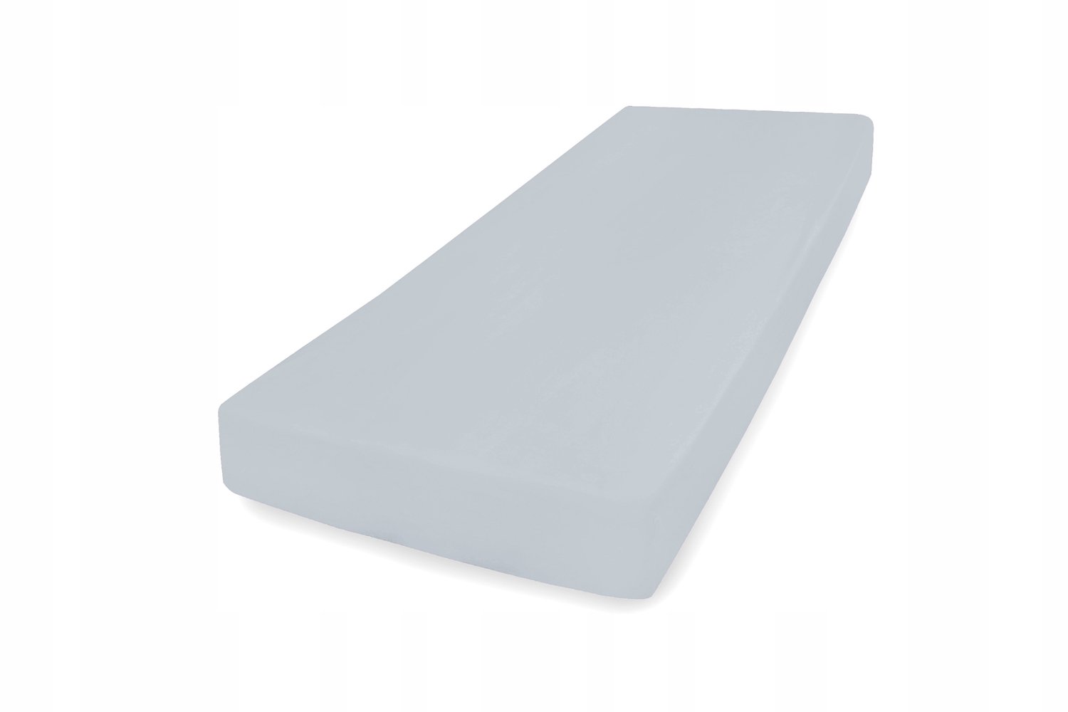 Jersey hoeslaken met elastiek 180x200 cm grijs