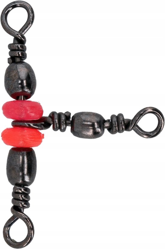 Jaxon Set: 5x Triple Swivels met Kralen R16 voor Vissen — afbeelding 2