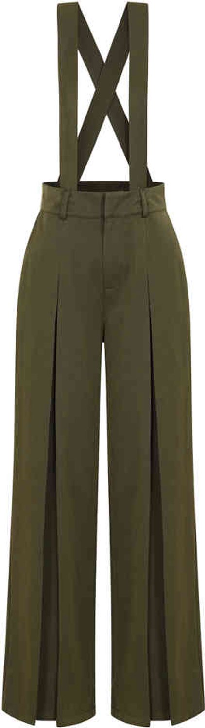 Banned - The Classic Wijde broek - 2XL - Groen