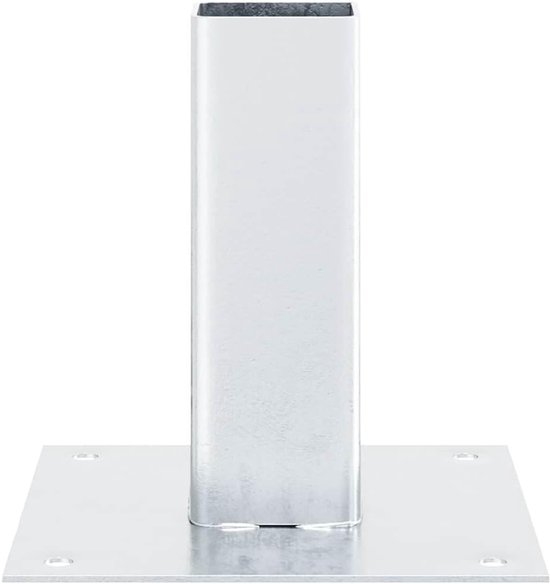 4 stuks. Vierkant 46x46mm thermisch verzinkt staal — afbeelding 5