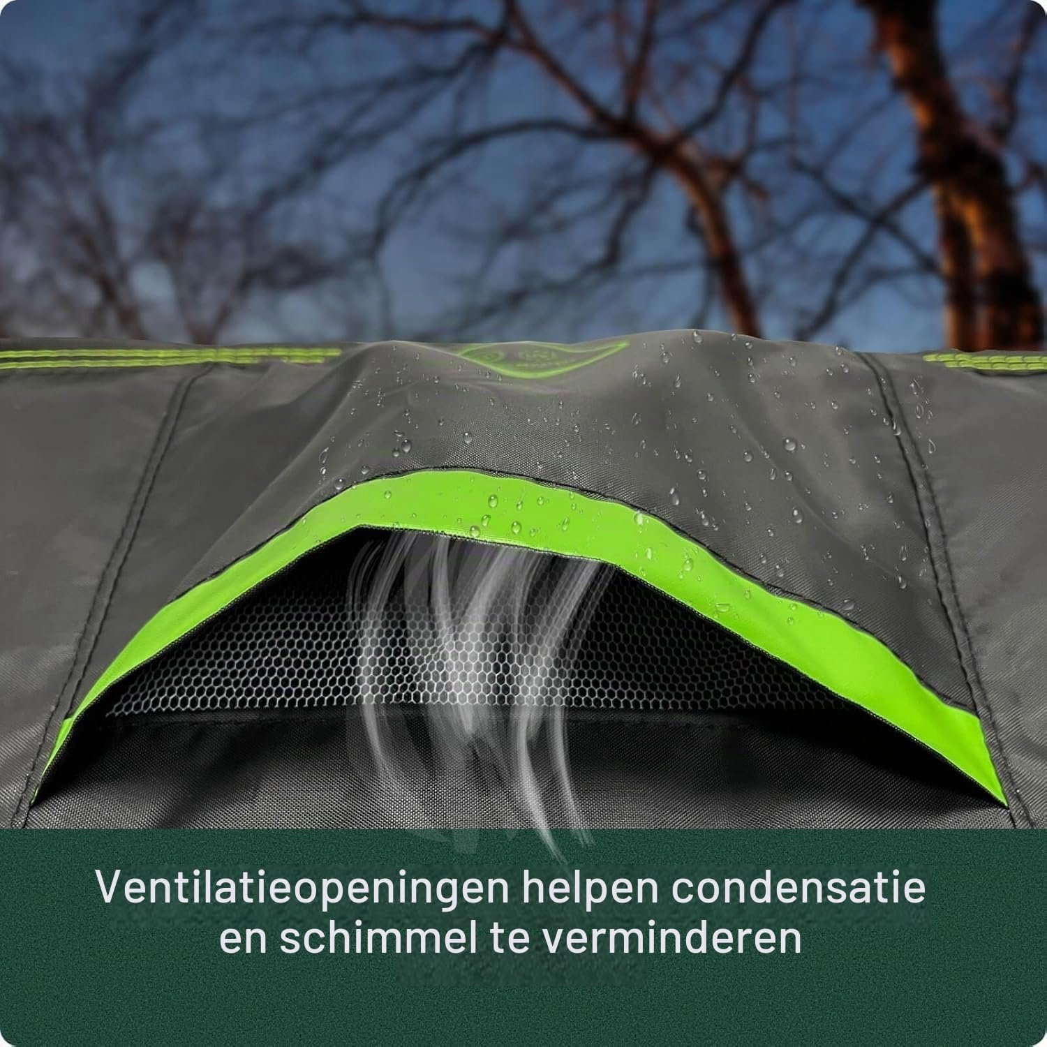 Famanu - Afdekking voor 3-zits loungebank - Bescherming tegen weersinvloeden - Waterdichte 420D Oxford stof - Zwart 1 stuks