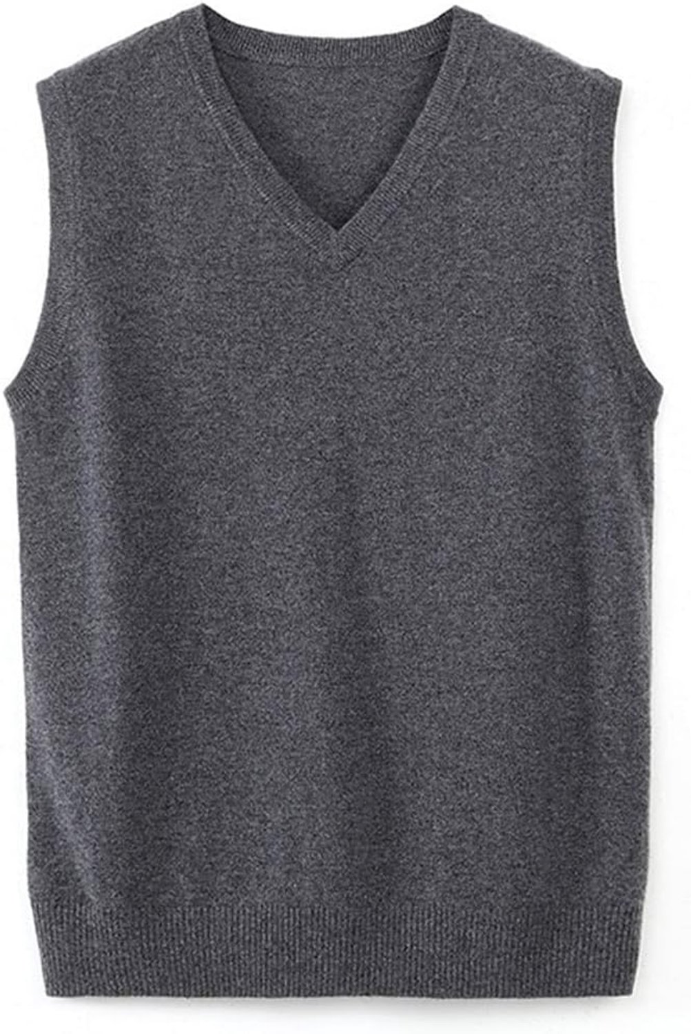 Vest voor mannen Kasjmier Warm En Zacht Licht Heren Gebreide Trui Winter V-hals Mouwloos Vest