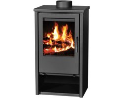 A+ kachel Regina houtkachel 9 kW open haard kachel permanente brandkachel werkplaatskachel Zweedse…