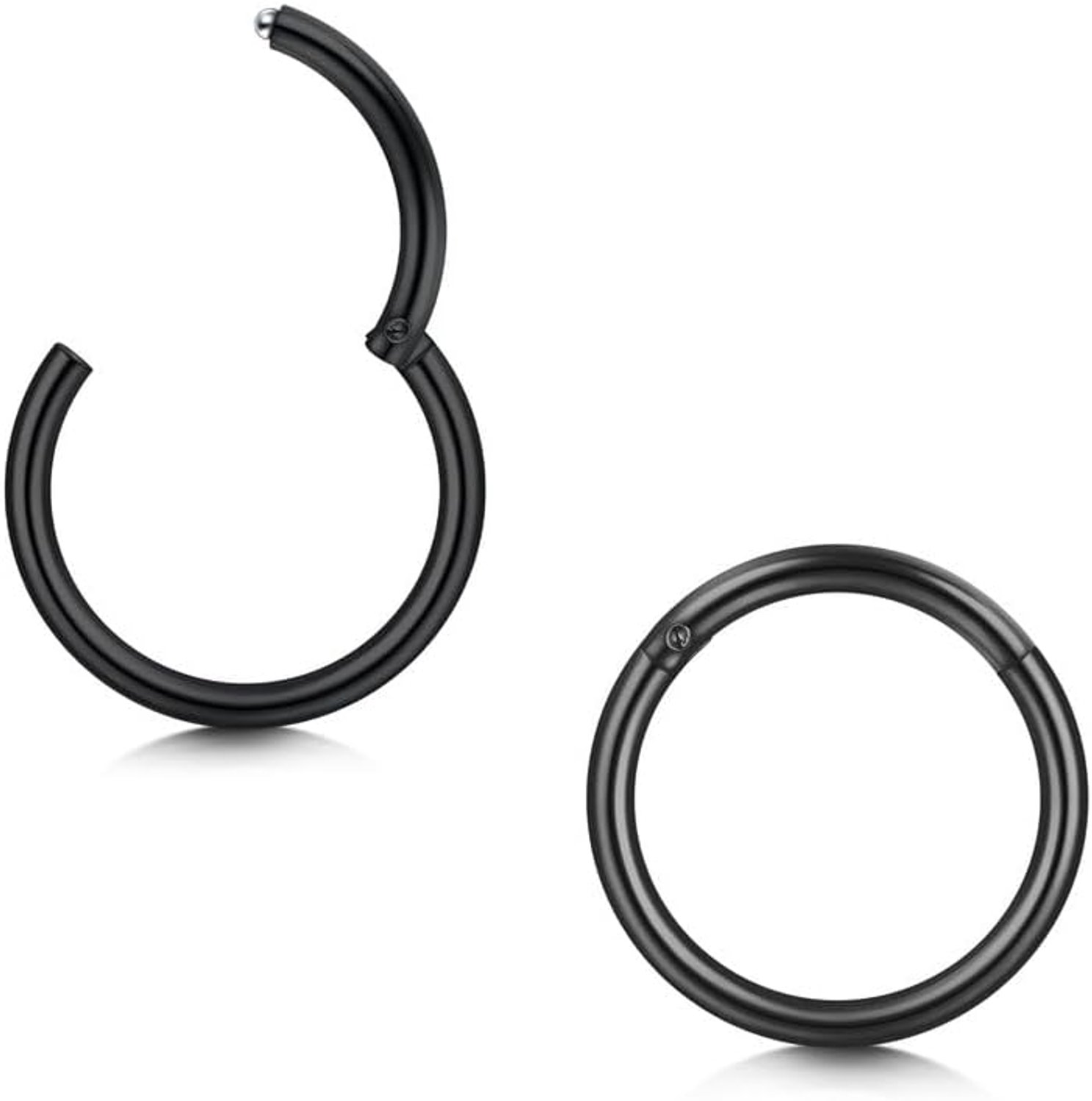 2 stuks neuspiercings ring helix piercings piercing oor septum piercing neusring piercing oorpiercing conch kraakbeen piercing ring zilver goud zwart 16g 18g 20g