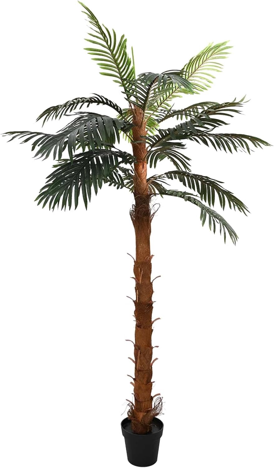 Kunstboom, palm met bamboestam, 70 x 20 x 200 cm