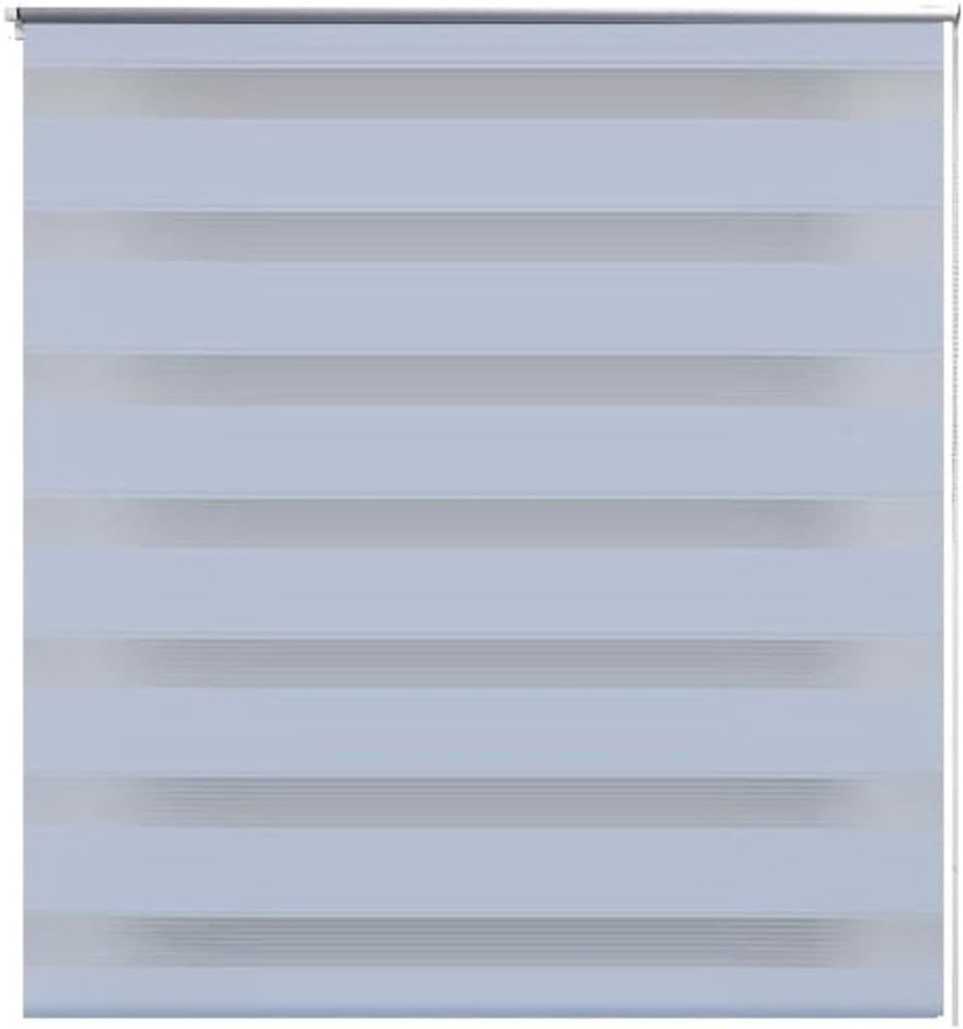 Zijdelingse beweging van het gordijn, ter decoratie van het raam, voor binnen, 40 x 100 cm, wit