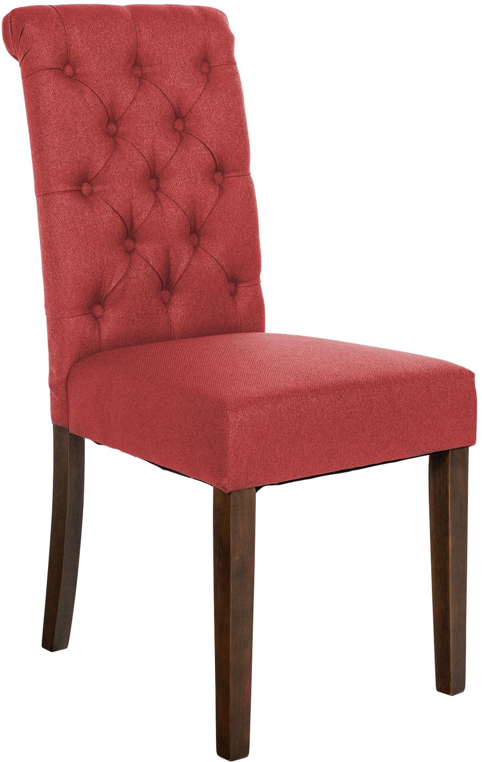 Luxe Comfort Eetkamerstoel - Stof - Rood