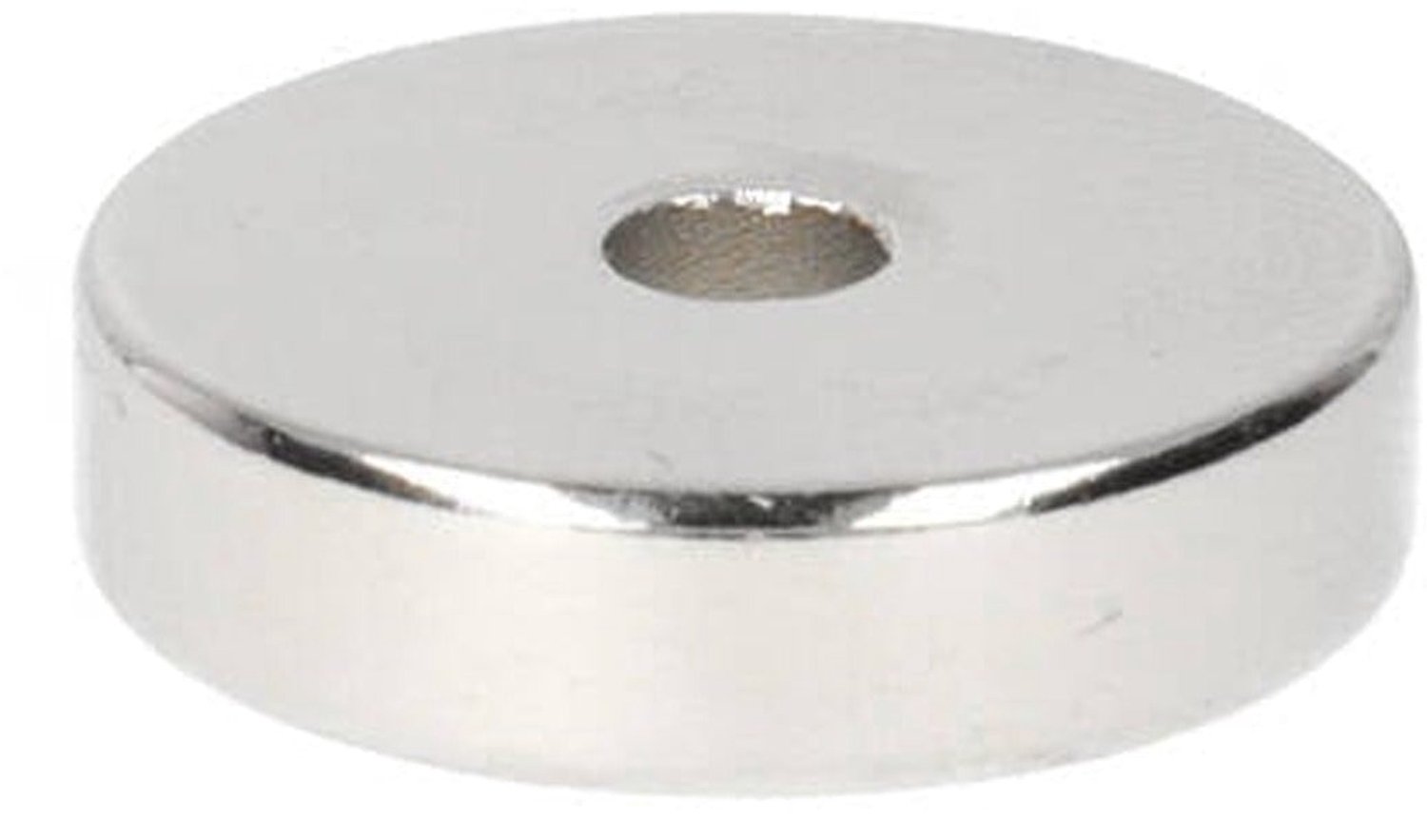 Neodymium Ringmagneet Ø20 x Ø4,2 x 5 mm N48 NiCuNi – 5 stuks