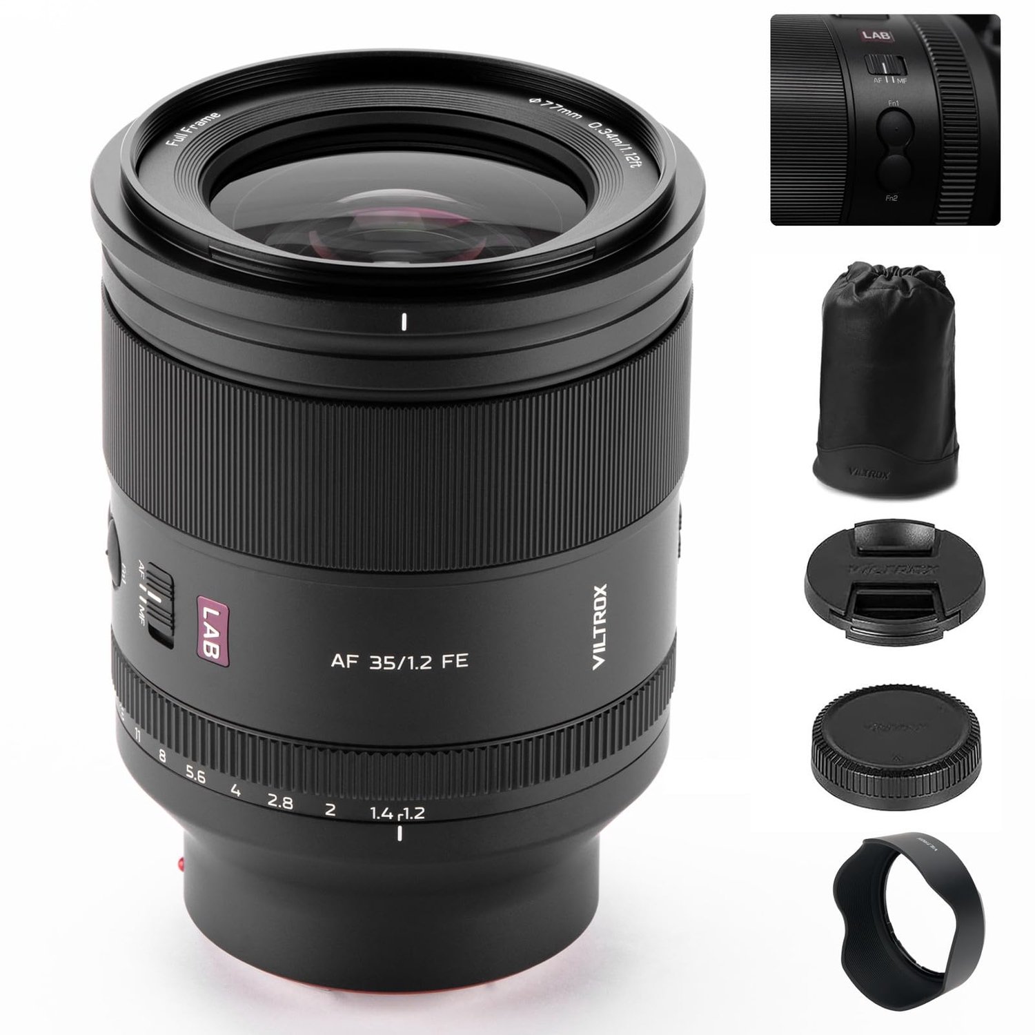 35mm F1.2 Full Frame Lens voor Sony E-Mount