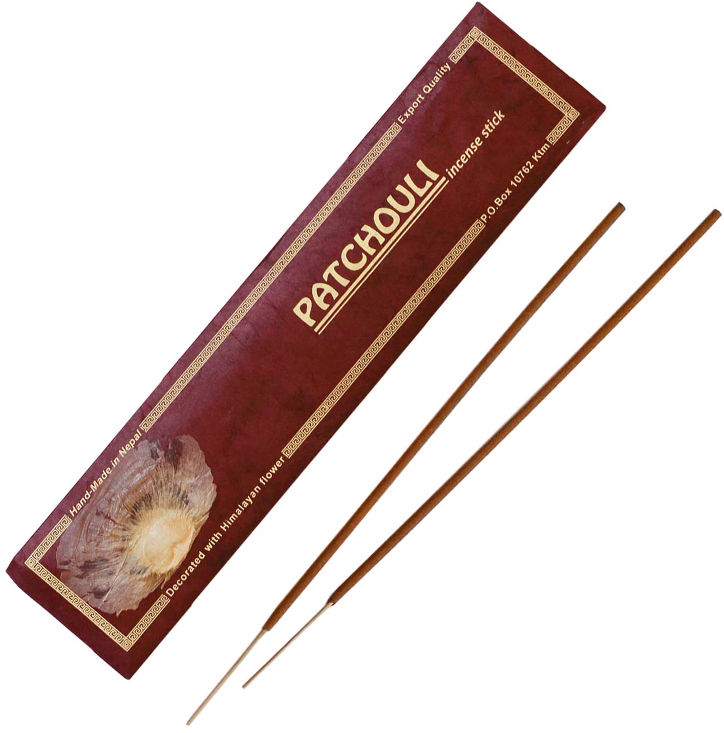 Premium Patchouli Wierookstokjes van Nepal, 100% Natuurlijk en Organisch