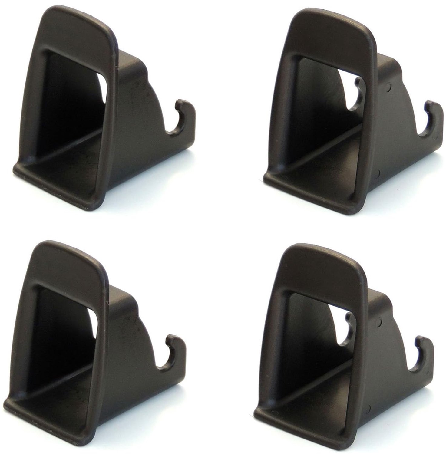 Universele Isofix Autozitbevestigingssystemen (4 Stuks, Zwart)