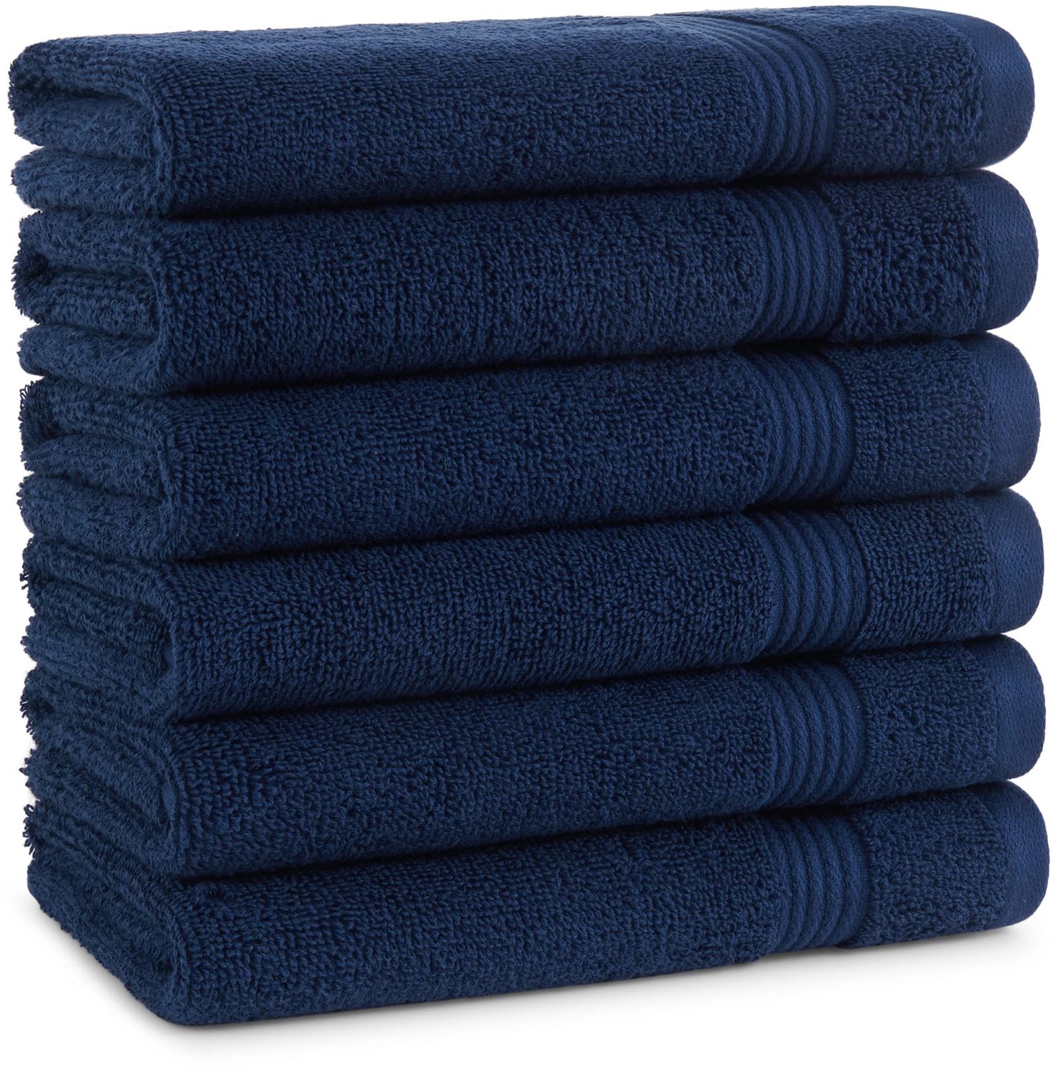 Set van 6 Luxe Handdoeken van 100% Katoen, Sneldrogend en Absorberend