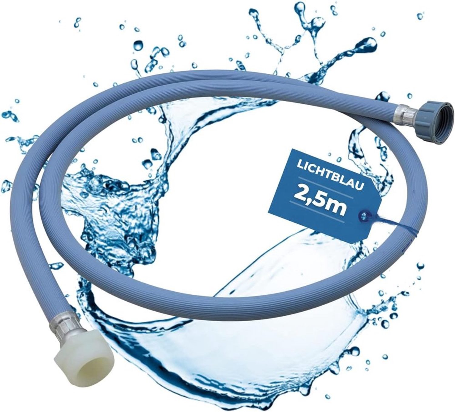 Verlengsnoer voor wasmachine en vaatwasser - 2,5 m, universeel toepasbaar