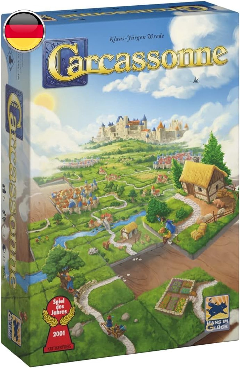 Carcassonne V3.0 Basis Spel voor 2-5 Spelers