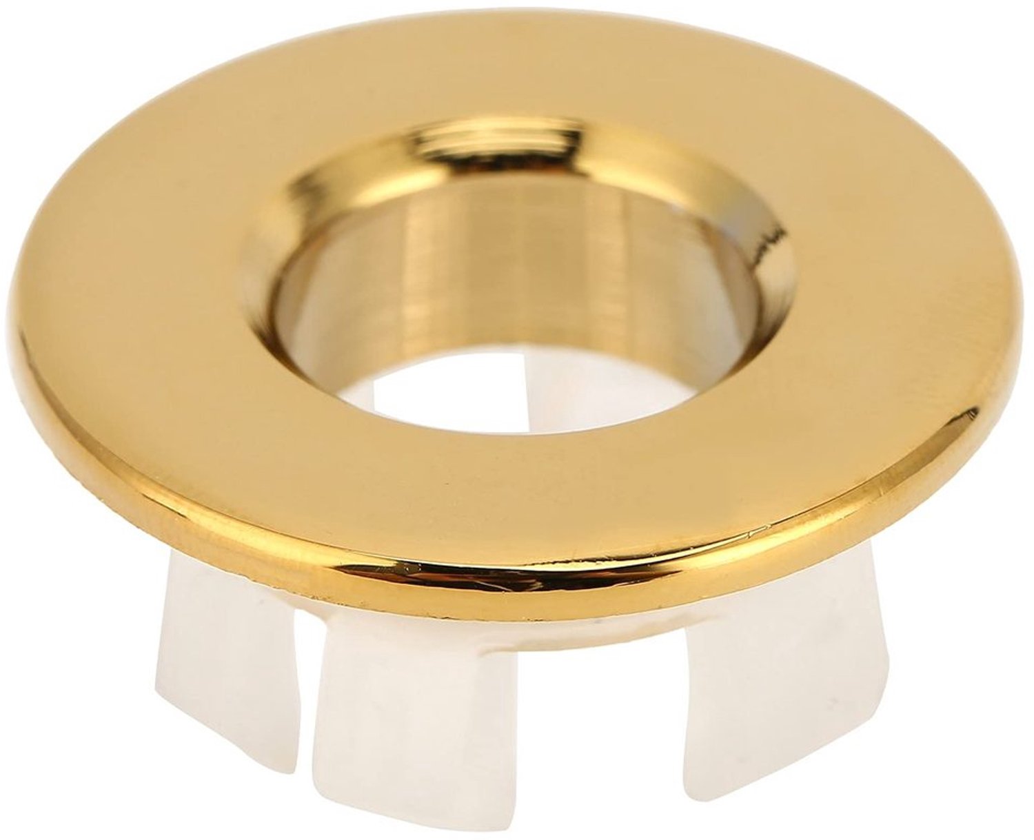 Overloopdeksel - Messing - Ronde Ring - Sanitair Accessoire - Eenvoudig te Installeren - Duurzaam Materiaal - Overloopafdekking