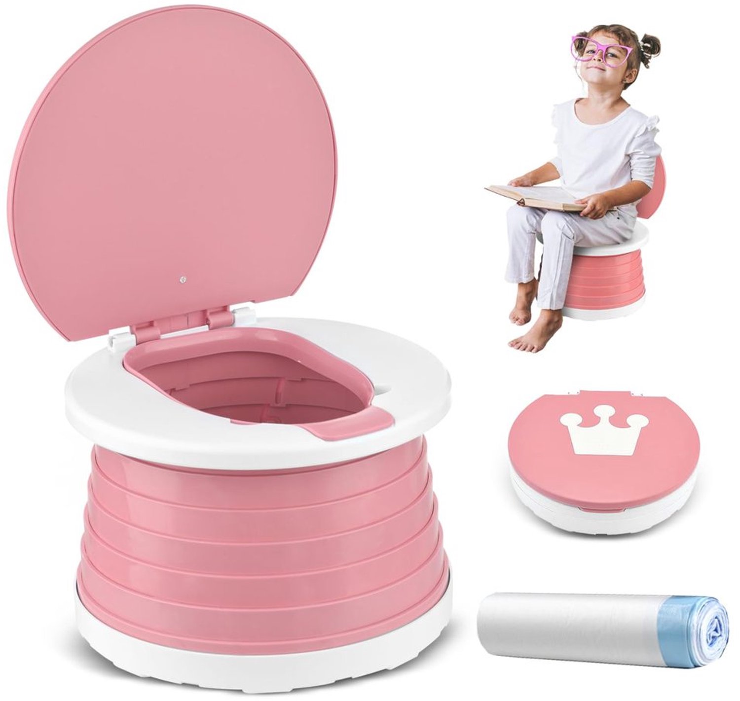 Baby Toilet Seat - Vouwbare Potty Training voor Jongens en Meisjes