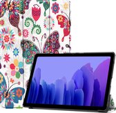 Samsung Galaxy Tab A7 2020 Hoesje Book Case Luxe Hoes Cover - Vlinders