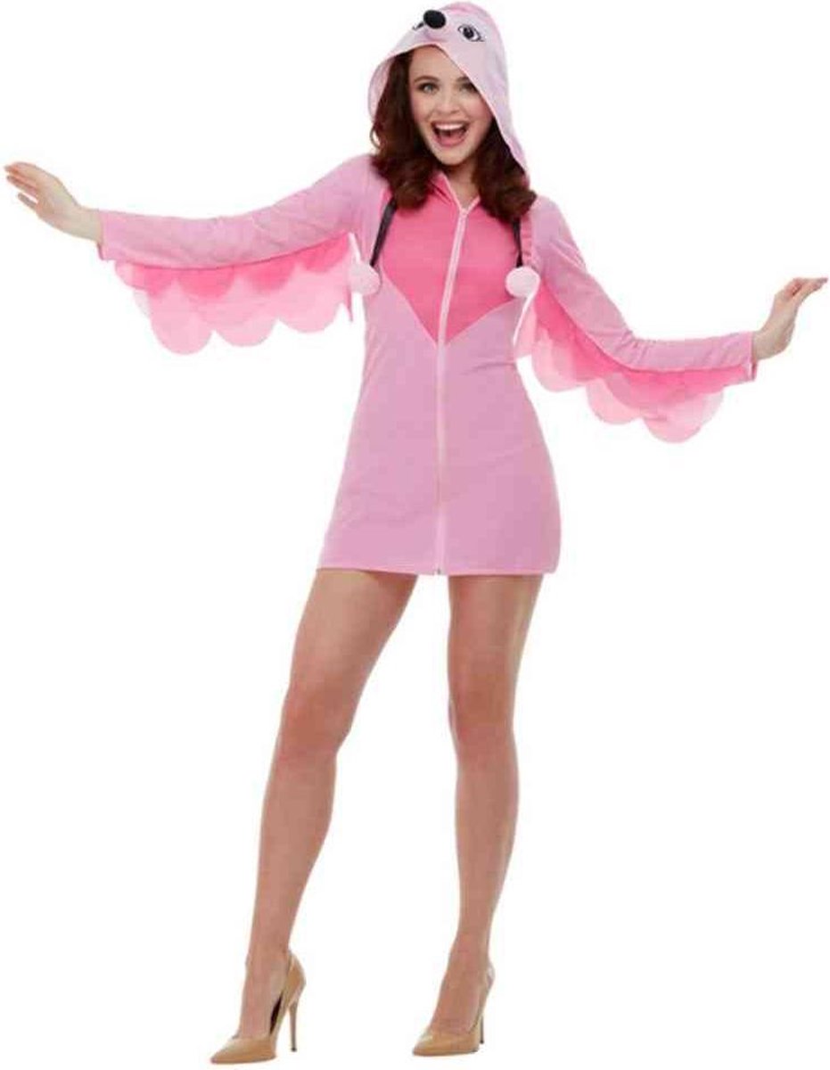Afbeelding van product Smiffys  Flamingo Kostuum - Roze | S  - maat S