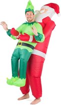 Bodysocks Opblaaspak Santa & Elf Polyester Rood One-size