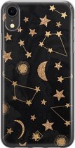 iPhone XR hoesje siliconen - Counting the stars | Apple iPhone XR case | TPU backcover transparant