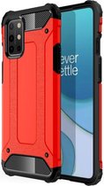 OnePlus 8T Hoesje Shock Proof Hybride Back Cover Rood